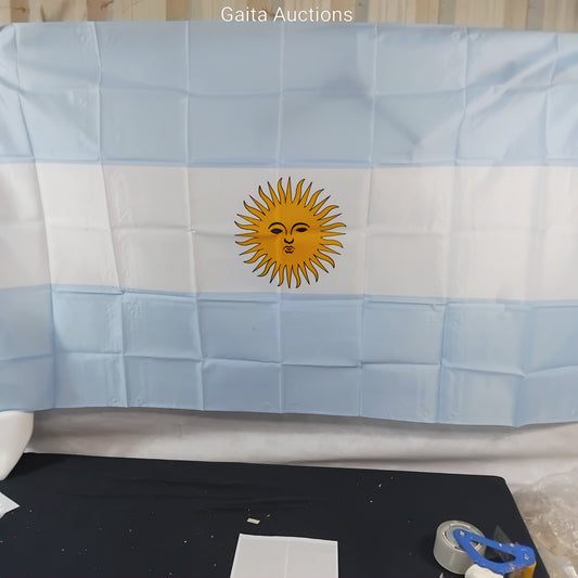 Job Lot of 12 Large 5ft Argentina Flags